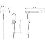 Chuveiro com Desviador Cromado Technoshower  Docol - Thony Ferragem