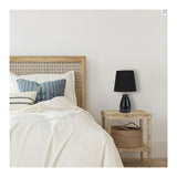 Abajur Ceramica Pottery E27 37cm Preto Taschibra - Thony Ferragem