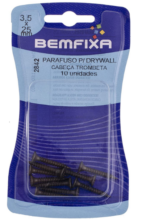 Parafuso Cabeca Trombeta 3,5x25mm - Thony Ferragem