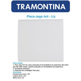 Placa Cega 4x4 - Liz Tramontina - Thony Ferragem