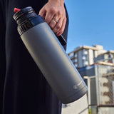 Garrafa Termica R-evolution Rolha Dupla Ação 1l Chumbo Termolar - Thony Ferragem