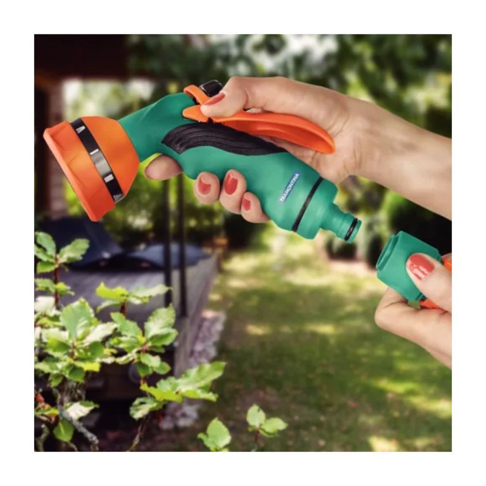 Hidropistola Plastico 10 Jatos Engate Rapido Tramontina - Thony Ferragem