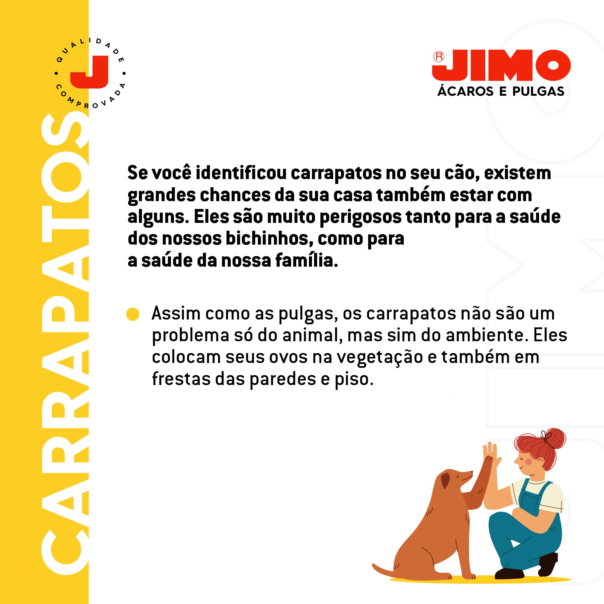 Ácaros e Pulgas Aerossol 300ml Jimo