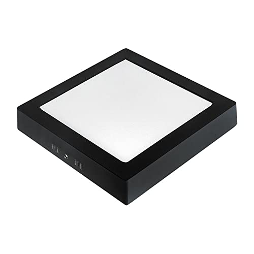 Painel Led Quadrado Sobrepor  24W 4000K Preto Lux Taschibra