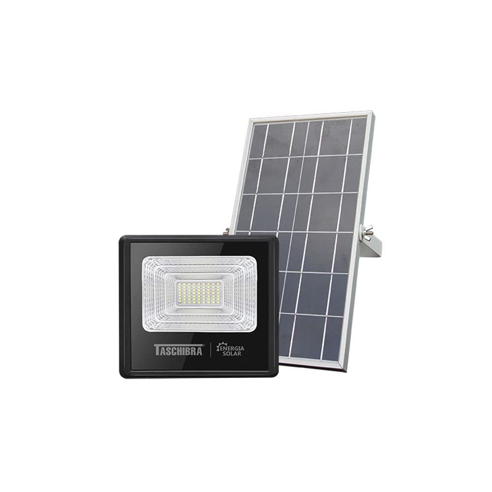 Refletor Led Solar TR Sun 25W Preto 6500K Taschibra