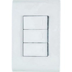 Conjunto 3 Interruptor Simples 10a - Liz - Thony Ferragem
