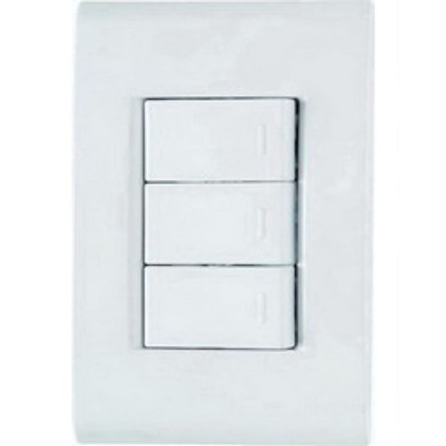 Conjunto 3 Interruptor Simples 10a - Liz - Thony Ferragem