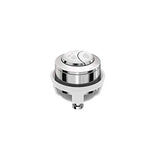 BOTAO ACIONAMENTO DUAL FLUSH CROMADO