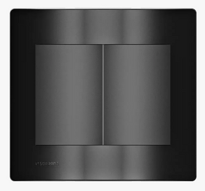 Conjunto Placa Cega 4x4 + Suporte Carbono Revita Soprano - Thony Ferragem