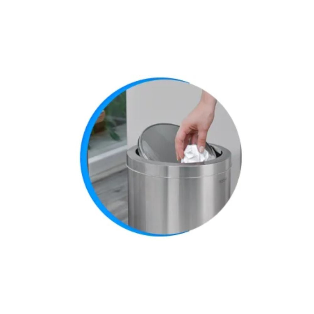 KIT 2  LIXEIRAS C TAMPA BASC 5L SWING TRAMONTINA - Thony Ferragem