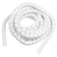 Organizador Fios E Cabos 20mm X 3mt Branco - Thony Ferragem