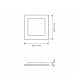 Painel Led  Embutir 18W Quadrado Smart WI-FI Taschibra