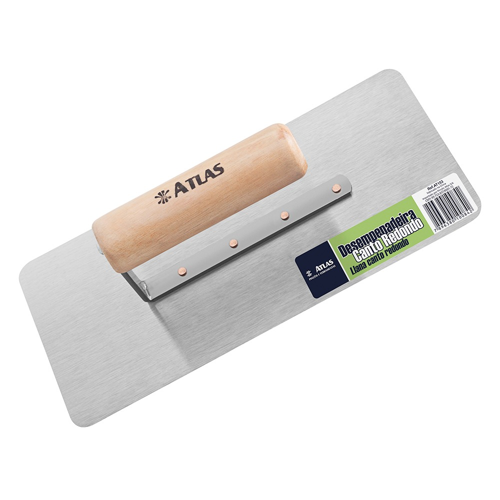 Desempenadeira Metalica Canto Redondo - Thony Ferragem