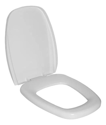 Assento Tampa Bacia Monte Carlo Deca Branco Almofadado Astra - Thony Ferragem