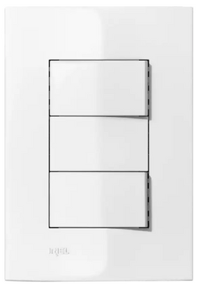 Conjunto 4x2 2 Interruptor Simples - Iris - Thony Ferragem