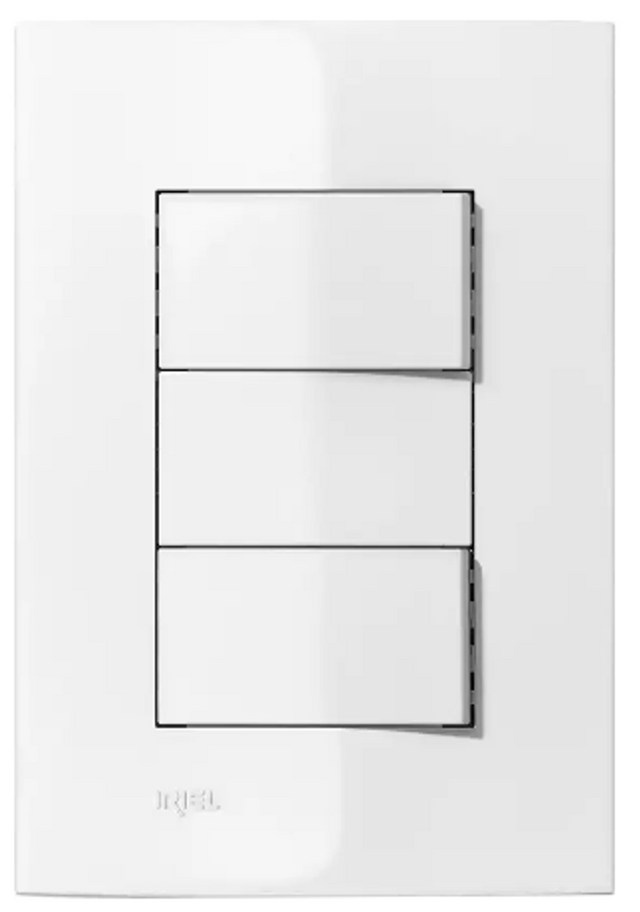 Conjunto 4x2 2 Interruptor Simples - Iris - Thony Ferragem