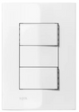 Conjunto 4x2 2 Interruptor Simples - Iris - Thony Ferragem