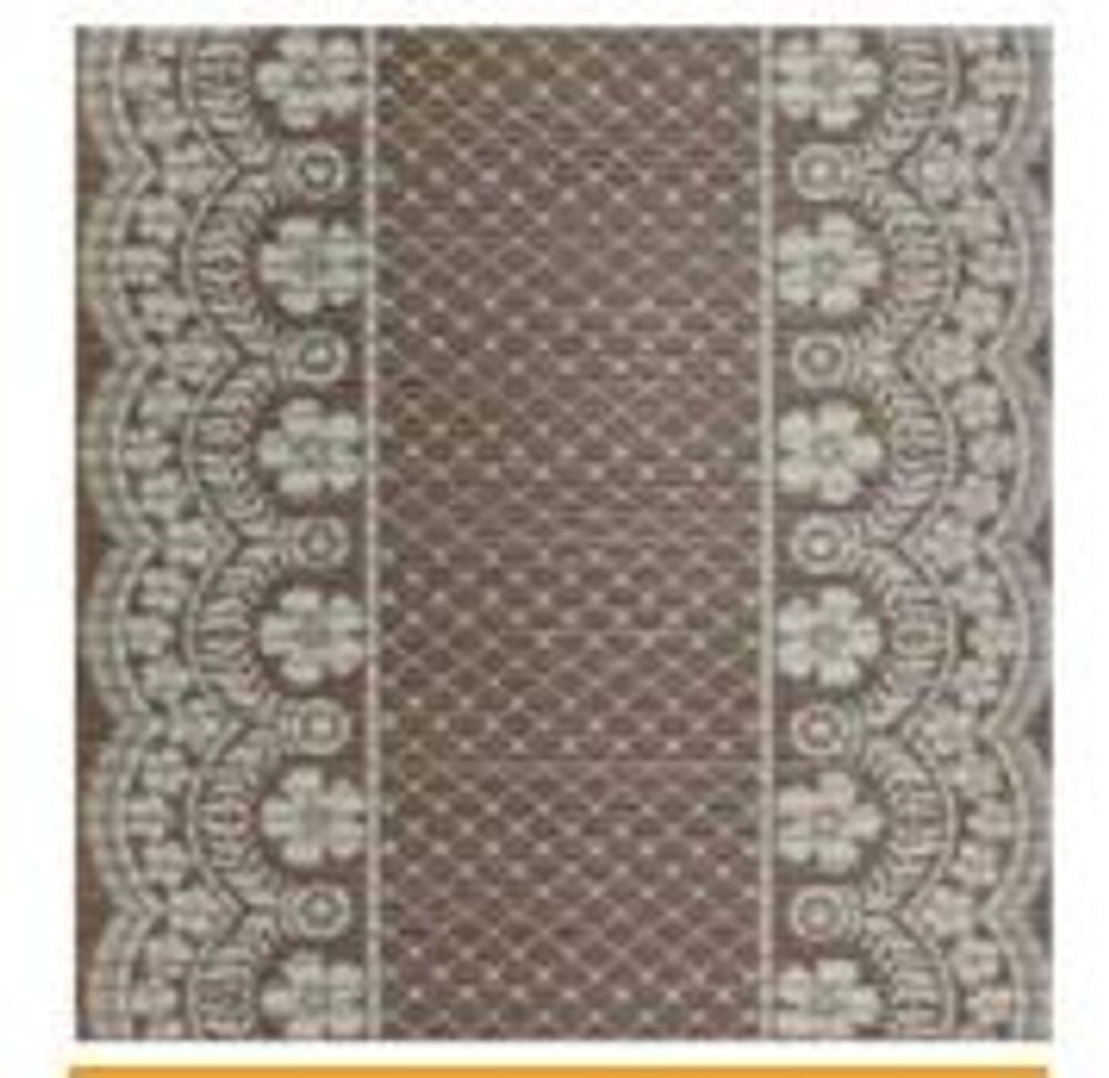 Tapete Duna Soft 45cm Bege/Marrom Floral - Thony Ferragem