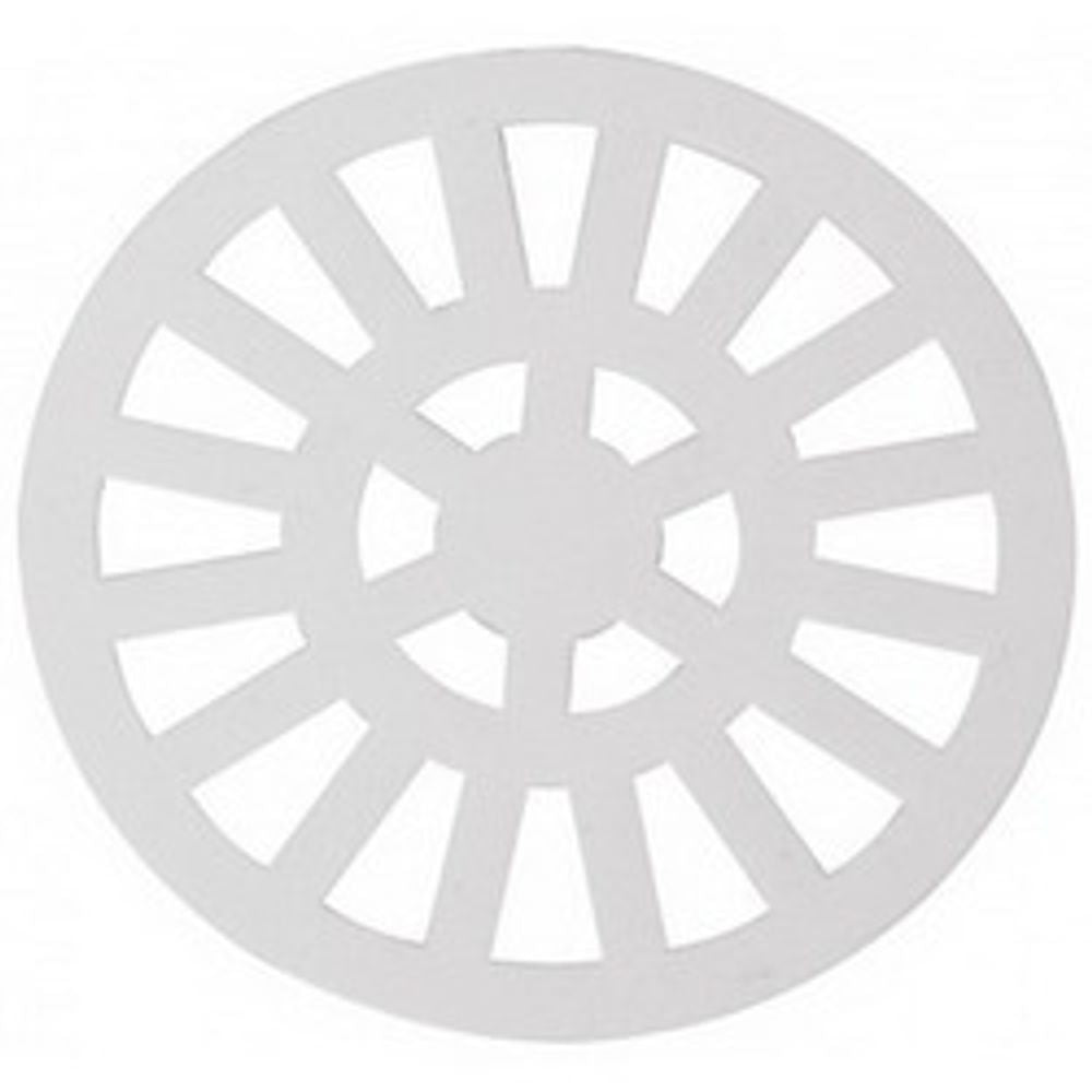 Grelha Redonda 9,7cm Branca - Thony Ferragem