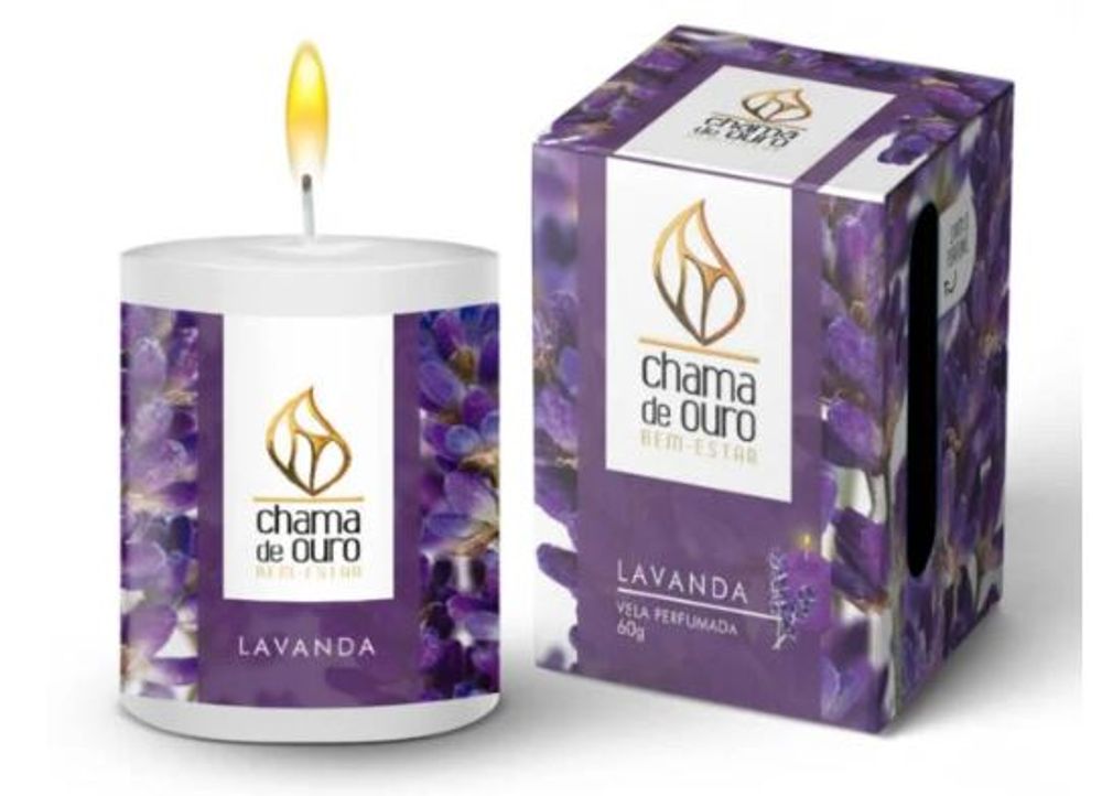 VELA PERFUMADA PREMIUM 60G LAVANDA