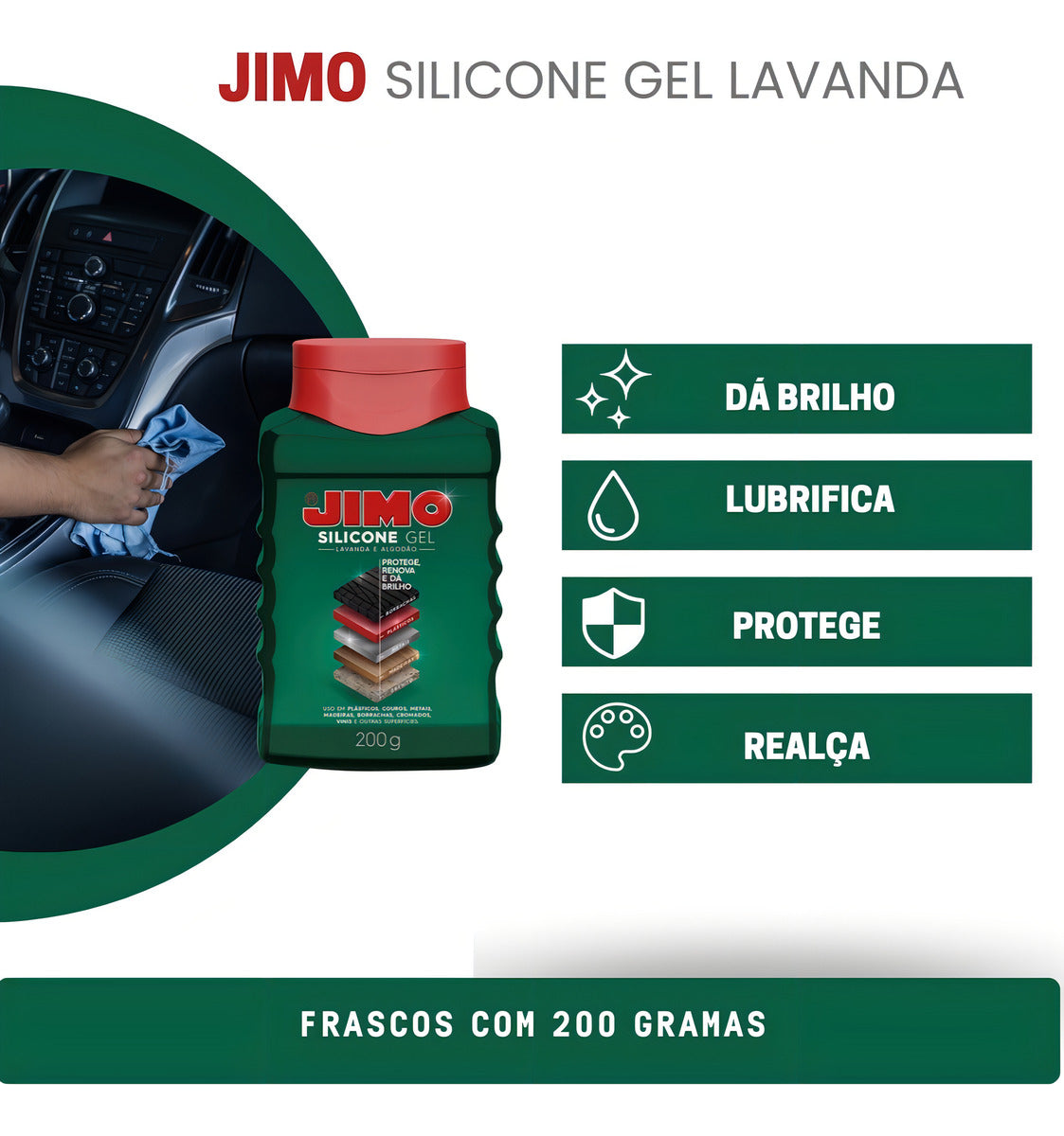 Silicone Gel Lavanda 200ml Jimo