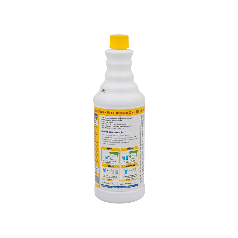 Limpador Limpa Pedras Super Concentrado 1 Litro - Duratto