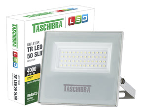 Refletor TR Led 50W SLIM 6500K Branco Taschibra - Thony Ferragem