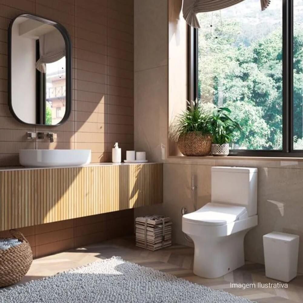 Cuba De Apoio Oval 60 Cm Slim Branco L.14060.17 Deca - Thony Ferragem