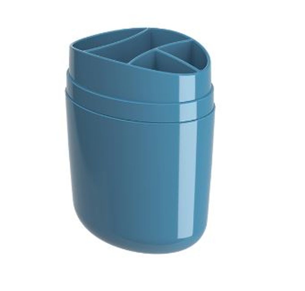 Porta Escova Azul Atlantic Coza
