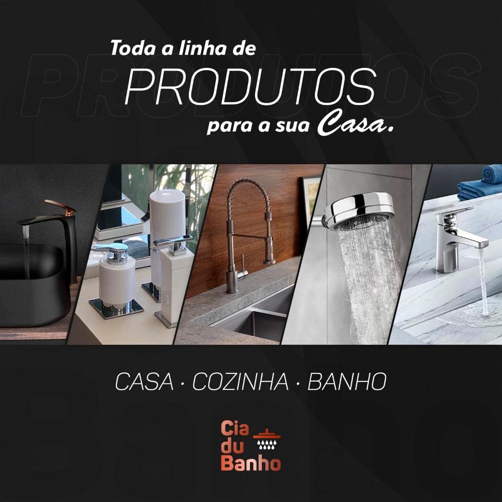 Chuveiro com Desviador Cromado Technoshower  Docol