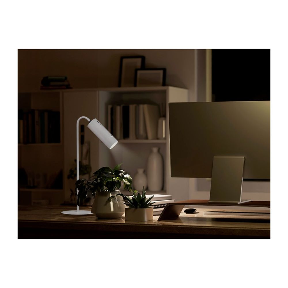 Luminária De Mesa Led Ion Recarregável Branco Taschibra