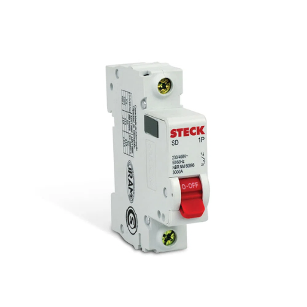 DISJUNTOR MONOPOLAR 16A CURVA C STECK - Thony Ferragem