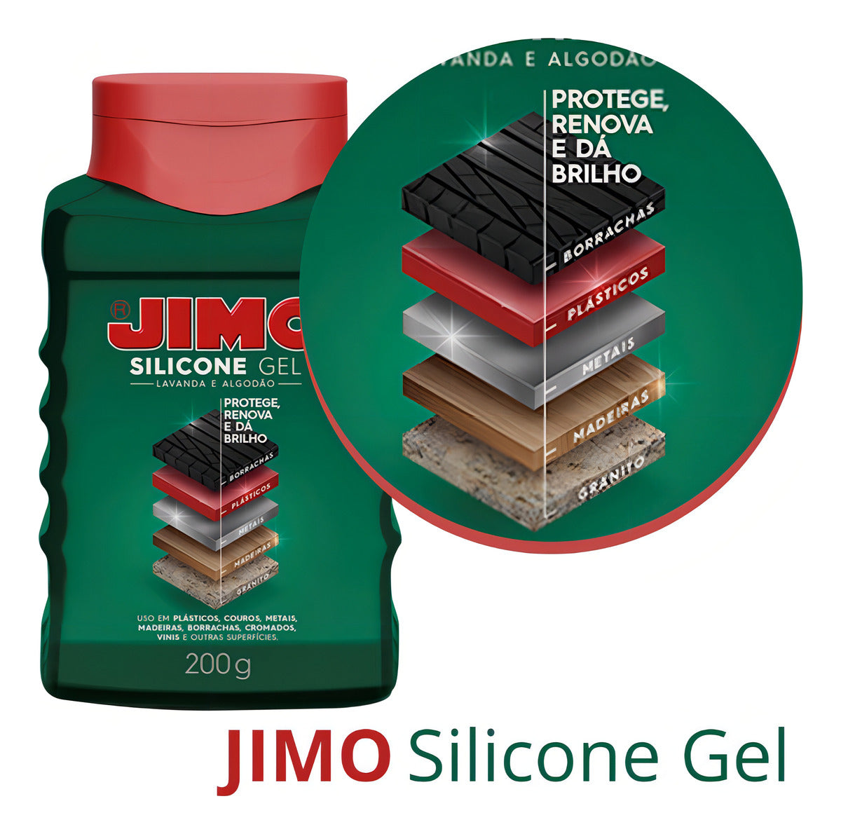 Silicone Gel Lavanda 200ml Jimo