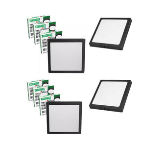 KIT 10  PAINEIS  LED 18W LUX QUADRADO SOB PR 300OK - Thony Ferragem