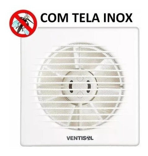 Exaustor De Banheiro Ventilador 100mm 127v/220v Ventisol - Thony Ferragem