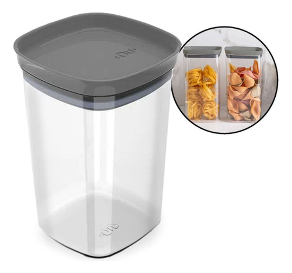 Pote Hermetico Medio 1l Block C/ Tampa Chumbo OU - Thony Ferragem