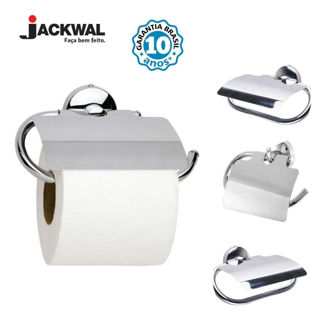 Porta Papel Com Tampa Standard Jackwal