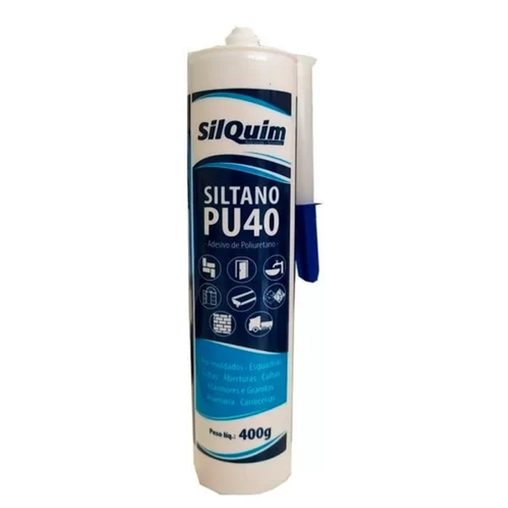 Silicone Pu Siltano 400gr Cinza - Thony Ferragem