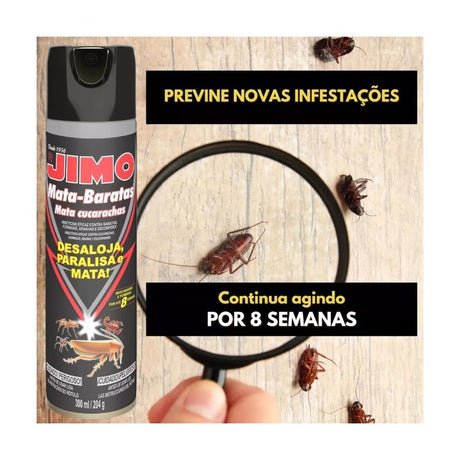 Mata Baratas Aerossol 300ml Jimo - Thony Ferragem