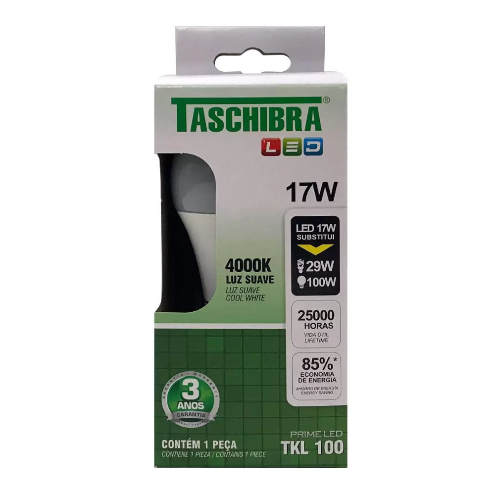 Lampada Led Bulbo TKL 100 17w 4000k - Thony Ferragem