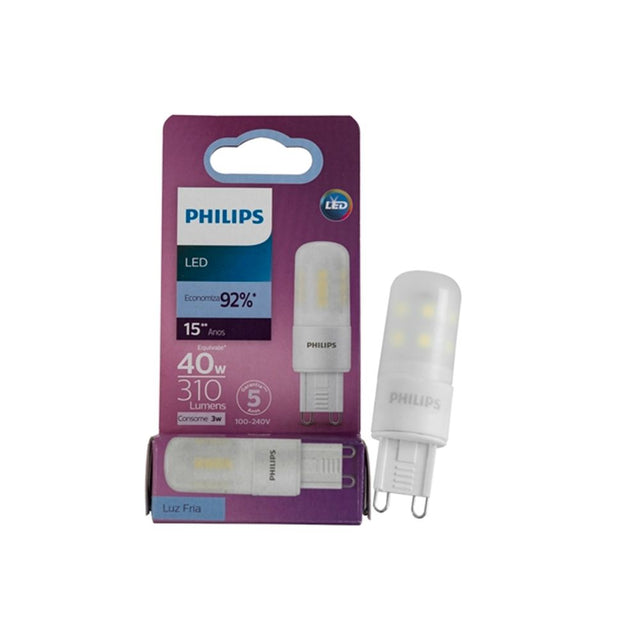 LAMPADA LED PHILIPS CAPSULA BIVOLT BASE G9 AMARELA - Thony Ferragem