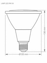 Lampada Led Par 38 9w 6500k - Thony Ferragem