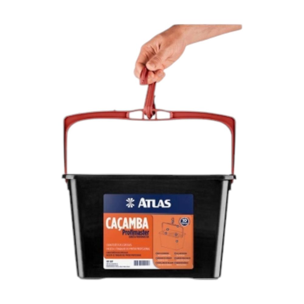 Cacamba Para Pintura Preta 10l - Thony Ferragem