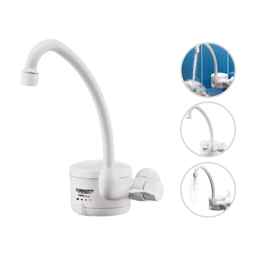 Torneira Eletrica Easy 127v Parede Lorenzetti