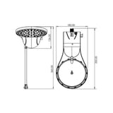 Ducha Moment Eletrônica 5500W 127V Branco Zagonel - Thony Ferragem
