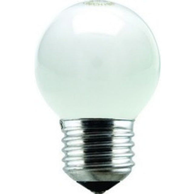 Lamp. Incandescente Bolinha Leitosa 15w 127v - Thony Ferragem