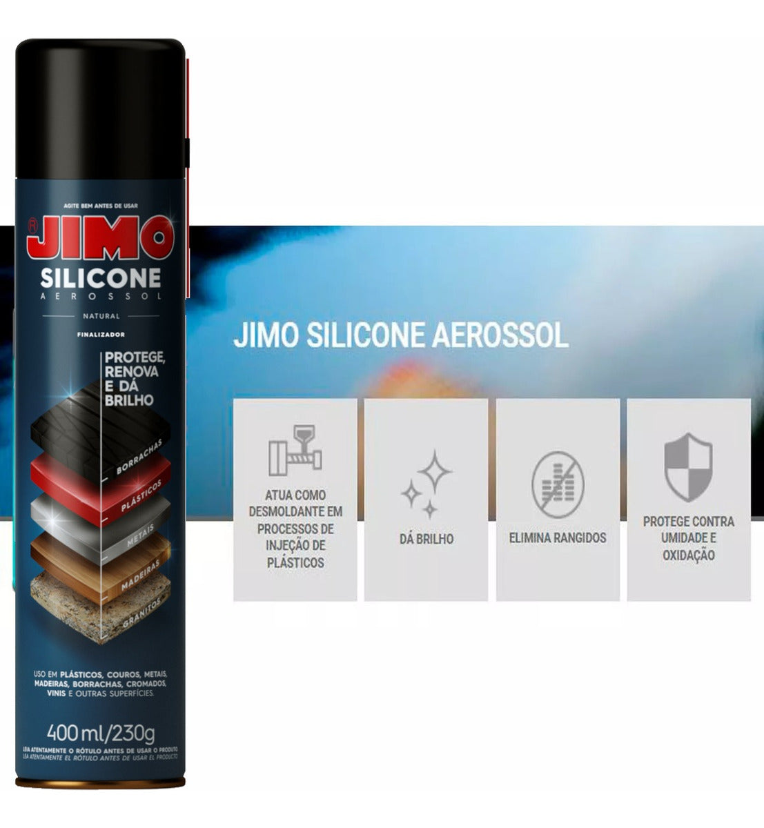 Silicone Aerossol 400ml Jimo