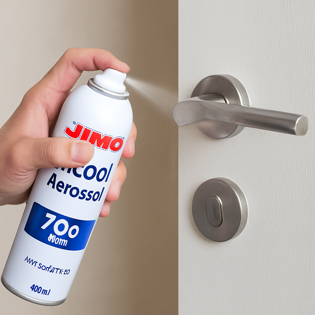 Alcool Aerossol 70° 400ml Jimo - Thony Ferragem