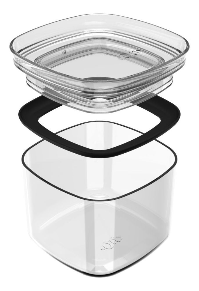 Pote Hermetico 0,45 L Block C/ Tampa Natural OU