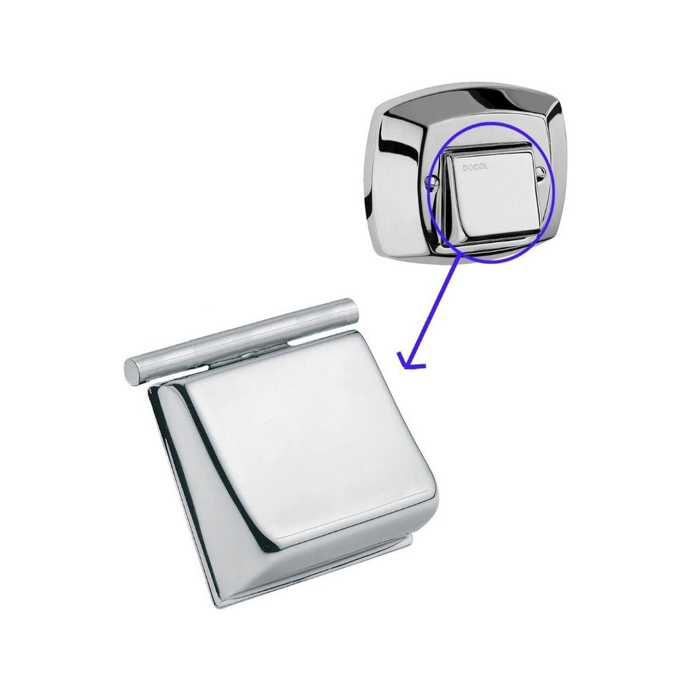 Acabamento Tecla Cromado Docol - Thony Ferragem